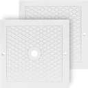 10 Inch Skimmer Cover, Compatible with Hayward SPX1082E, SP082, 1083, 1084,1085, 1086, 2 Packs, Pool Skimmer Cover Replacement, Skimmer Lid Pool Skimmer Cover Plate, White