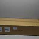 5-Light Kitchen Island Lighting, Farmhouse Pendant Island Light Fixture with Glass Shades, Black and Gold Chandelier for Dining Room, Restaurant, Foyer