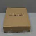 Love-KANKEI Shadow Box Frame 11x14, Deep Large Shadow Box Display Case with Unique Beads Door and Glass Window, Wood Memory Box for Pictures,Medals,Memorabilia,Collections White