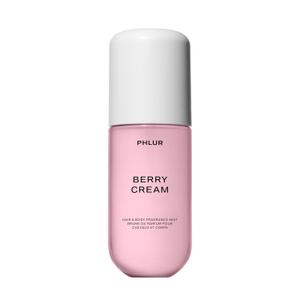 PHLUR Berry Cream Body Mist, 3 Fl Oz - Hair and Body Perfume for Women & Men, Sweet Berries & Vanilla Perfume Body Spray with Strawberry, Cream, Vanilla Bean and Sugared Amber Fragrance