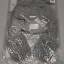 Tadpoles Super Soft Plush Sherpa Hat & Mittens Set, Grey