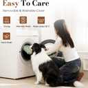 Dog Beds for Large Sized Dog, Orthopedic Pet Bed with Waterproof Lining, Soft Short Plush Surface & Egg Crate Foam, Machine Washable Pet Bed with Removable Cover & Anti Slip Bottom