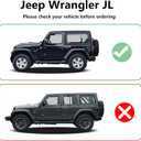 Running Boards Drop Side Steps Bars for 2018-2025 Jeep Wrangler JL 2 Door