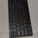 TECKNET 2.4G Wireless Keyboard - Mini Compact Keyboard with Media Hotkeys, 12-Month Battery Life, Compatible with PC, Desktop, Laptop, Smart TV - Black
