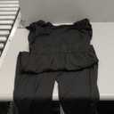 WIHOLL Two Piece Sets for Women Summer Vacation 2025 Matching Sets Women Clothing Resort Wear Holiday Airport Cruise Travel Outfits for Airplane Comfy Petite Lounge Sets Black L