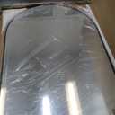 Delma Arched Bathroom Mirror, 24"x36" Wall Mounted Vanity Mirror for Bedroom, Living Room and Entryway, Black