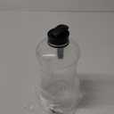 VENNERLI Portable Large Plastic Water Bottle - BPA-free Half Gallon Reusable 2 Liter Water Jug for Outdoor Hiking Fitness Travel Camping Cycling (Clear)