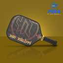 18K Carbon Fiber Pickleball Paddle USAPA Approved Matrix Thermoformed Paddle for Intermediate and Pro Players, Textured Surface, Foam Edge, Premium Grip, Power & Spin Control PIXA Pickleball