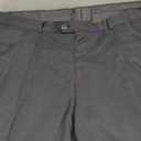 Susclude Mens Casual Dress Pants Pleated Old Money Wide Leg Baggy Pants Fall Relaxed Fit Slacks Work Trousers (XX-Large, Dark Grey)