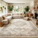 Garvee Beige Boho 8x10 Area Rugs for Living Room Bedroom