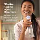 Philips Sonicare Compact Flosser 1000, Portable Water Flosser with 3 Flossing Modes, IPX7 Waterproof Oral Irrigator, Travel Friendly, Purple, Model HX3333/23