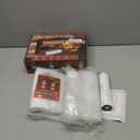 Compact Vacuum Sealer for Food (Vacuum Sealer Machine + 30 Reusable Vacuum Bags) Powerful Handheld Vacuum Sealer Machine, Featuring LED Pressure Display, Portable Food Sealer