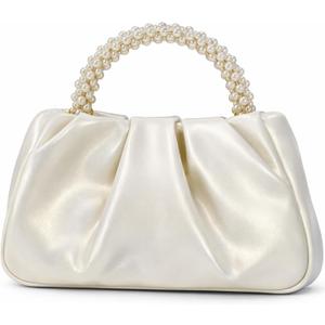 Pearl Clutch Purse for Women, Elegant Evening Handbag and Wedding Guest Bag, Formal Clutch Collection