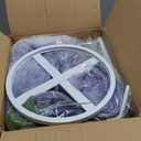 Giant Artificial Flower Decor with Stand, Oversized Freestanding Gradient Statement Flower for Wedding Flower Decor, Event, Commercial Display, Photo Backdrop & Home Decoration (Purple)