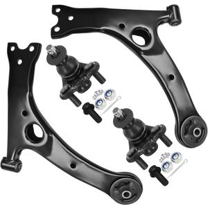 4pc Set Front Suspension Kit Lower Control Arm Lower Ball Joint Replacement for 2004-2009 For Toyota For Prius
