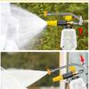 5000 PSI Pressure Washer Gun with Cannon, Power Washer Sprayer with Dual Adjustable Foam Lance, 1/ 4" Quick Connector with Nozzle Tips (Gun+Foam Cannon+Dual Connector+Nozzle)