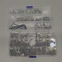 830pcs Set Screw Assortment Kit, Standard SAE + Metric Allen Head Socket Hex Grub Set Screws, Stainless Steel Set Screws for Bathroom Fixtures, Door Handles (M3-M8, 1/8"-40 to 5/16"-18)