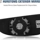 Pair Side Mirrors Glass for Ram Promaster 1500/2500 / 3500 2014-2021 Heated Rear View Tow Mirror with Backing Plate Replacement for 68413478AA 68413479AA (Driver Side & Passenger Side)