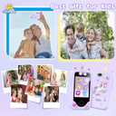 Kids Smart Phone Gifts Toys for Girls Boys Age 3-8,Toddler Learning Toys with Educational Games, 3 4 5 7 8 9 6 8 9 Year Old Girl Birthday Gift Ideas-Purple