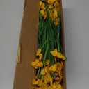 20 Bundles Artificial Flowers for Outdoors, UV Resistant Fake Flower with Plastic Plants, Faux Silk Flowers for Outdoor Planters , Fake Realistic Plant for Outside Front Porch Patio Decor-Yellow