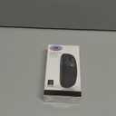 Bluetooth LED Wireless Mouse for MacBook Air iPad Pro Mac Laptop PC - Slim RGB Wireless Mouse, 3 Mode BT 5.2 & 2.4G USB-A/Type-C Connectivity Portable Mice with Jiggler Mode, Matte Black