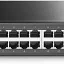 TP-Link 24 Port Gigabit Ethernet Switch Desktop/ Rackmount Plug & Play Shielded Ports Sturdy Metal Fanless Quiet Traffic Optimization Unmanaged (TL-SG1024S)