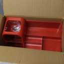 Makeup Organizer with Drawers,Large Capacity Countertop Organizer for Vanity,Bathroom and Bedroom Desk Cosmetics Organizer,Easy To Storage Skincare,Brushes,Lotions,Lipstick (Red and Cream)