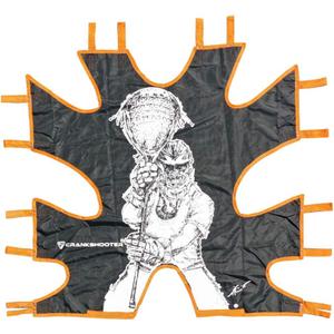 CRANKSHOOTER Shot Trainer, Hi-Impact Lacrosse Shooting Practice Target, Triple Stitching and Easy Installation, Accuracy Training Equipment