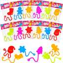 Kannove 100-200 PCS Bulk Holiday Sticky Hands Toys for Kids  Winter Party Favors, Classroom New Year Gifts, Goodie Bag & Stocking Stuffers for Boys Girls,School Class Prizes Treats Giveaways