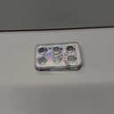 2 x AGVEE 3+3 6 Pack for iPhone 15 6.1" / 15 Plus 6.7" Camera Lens Cover Protector, Metal Ring 9H Tempered HD Glass Camera Cover Protector Film, Silver