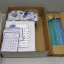 InnoBeta 160 Acrylic Mahjong Tiles Set with Mat, Racks and Accessories Chi, 1.25" x 0.90" x 0.62"