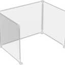 Lurrose Desk Dividers for Students: Transparent Shelf Dividers - Privacy Folders for Students - Desk Privacy Panel - Teacher Supplies for Classroom Home Office