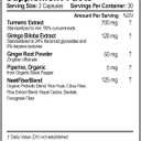 NOOT Neuro Flame - Ginkgo Biloba Supplement with Curcumin, Brain Supplements for Memory and Focus Biohacking, Nootropics, Adaptogens, Phytogens, Natural Focus Supplement, 60 Capsules