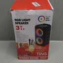 Portable Bluetooth Speaker,Karaoke Machine for Adults and Kids,with Lights Loud Big Bluetooth Speaker,Rechargeable Dj/PA Speaker System with TF Card,AUX in,REC,TWS for Outdoor Sport Home Party