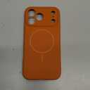 Miracase Magnetic for iPhone 17 Pro Max Case, Compatible with MagSafe, Integrated Silicone Camera Control Cover, 3.0mm Thicken Shockproof Drop Protection Phone Case for 17 ProMax, Orange