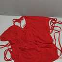 Womens Summer Backless Bodycon Dress Halter Cowl Neck Slip Spaghetti Strap Sexy Cocktail Party Maxi Dresses, Size M, Red