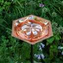 Achla Designs Copper Bee Fountain & Birdbath with Stake