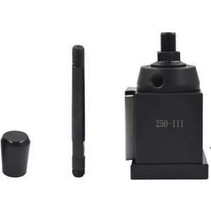1Pcs Quick Change 250-111 Tool Post Wedge Type Tool Post Steel AXA Wedge Type Quick Change Tool Post Up to 12 Inch Swing Dia
