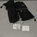 Telguua Heated Gloves for Women Men,Electric Rechargeable Heated Work Glove Ski Mitten Waterproof Touchscreen Heated Gloves Size S