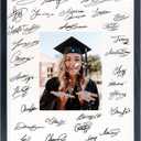 GraduatePro 16x20 Signature Picture Frame Board for 8x10 Photo with Signable Mat for Birthday Party Graduation Wedding Guest Book