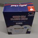 JOLLY CHEF 100 Pack Gold Plastic Cups, 9 oz Clear Plastic Tumblers, Elegant Gold Rimmed Cups, Disposable Glasses for Wedding, Thanksgiving Day, Christmas Party