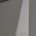 Aluminum Door Threshold - 36" L x 3" W Exterior Floor Transition Strip with Pre Drilled Holes and Expansion Screws, Non-Slip Fluted Saddle Threshold Flat Profile Threshold, Prevent Dust & Airflow