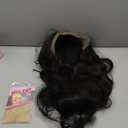 FABLLE 30 Inch Lace Front Wig Body Wave Wig Pre-Plucked with Baby Hair Natural Color Glueless Wig for Women Curly Wave Synthetic Lace Front Wig