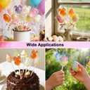 304Pcs Easter Lollipop Mold Set Easter Lolly Pop Tray Sucker Molds Rabbit Egg Silicone Lollipop Moulds Bunny Egg Cake Pop Moulds for Chocolate Candy Making with Lollipop Sticks Treat Bags Twist Ties