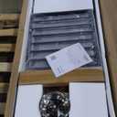 48'' Dog Crate Furniture, Farmhouse Heavy Duty Dog Kennel with Bowl & Storage Drawers, Medium Dog Cage End Table for Small Medium Dogs, Retro Brown