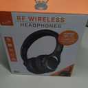 iLive Electronics Radio Frequency Wireless Headphones with Transmitter/Charging Dock, Black (IAHRF79B)