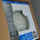 Ginsey Home Solutions Elongated Resin Toilet Seat, Silver Foil