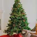 12Pcs Camel Velvet Christmas Tree Bows Ornaments Vintage Velvet Ribbon Bows for Tree Garland Wreath Indoor Outdoor Christmas Decor Xmas Decorations 1'' Wide, 5 * 7 inch