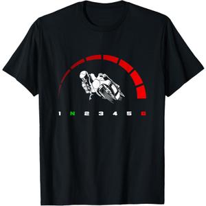 Motorcycle Apparel - Motorcycle T-Shirt (Black, S)