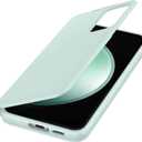 Samsung Galaxy S23 FE S-View Wallet Phone Case, Protective Cover with Card Holder Slot, Finger Tap Display Window, US Version, EF-ZS711CMEGUS, Mint